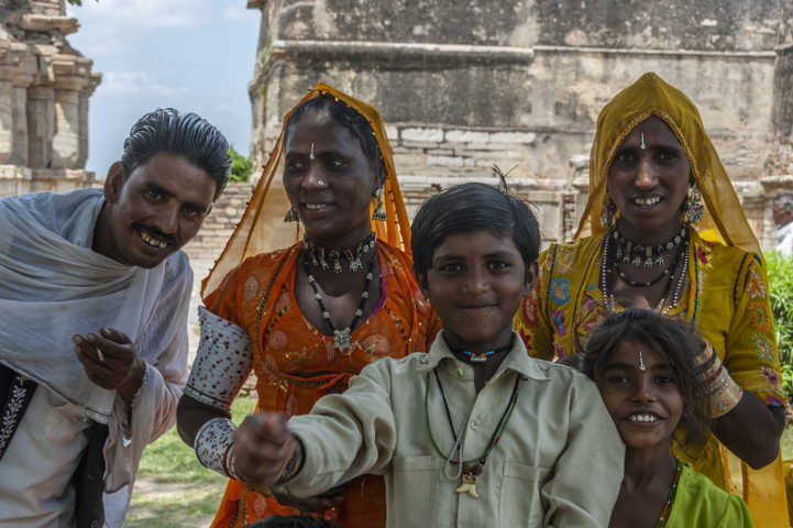 42 - India - Chittorgarh - familia